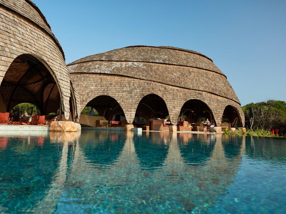 Swimming pool at Wild Coast Tented Lodge Sri Lanka