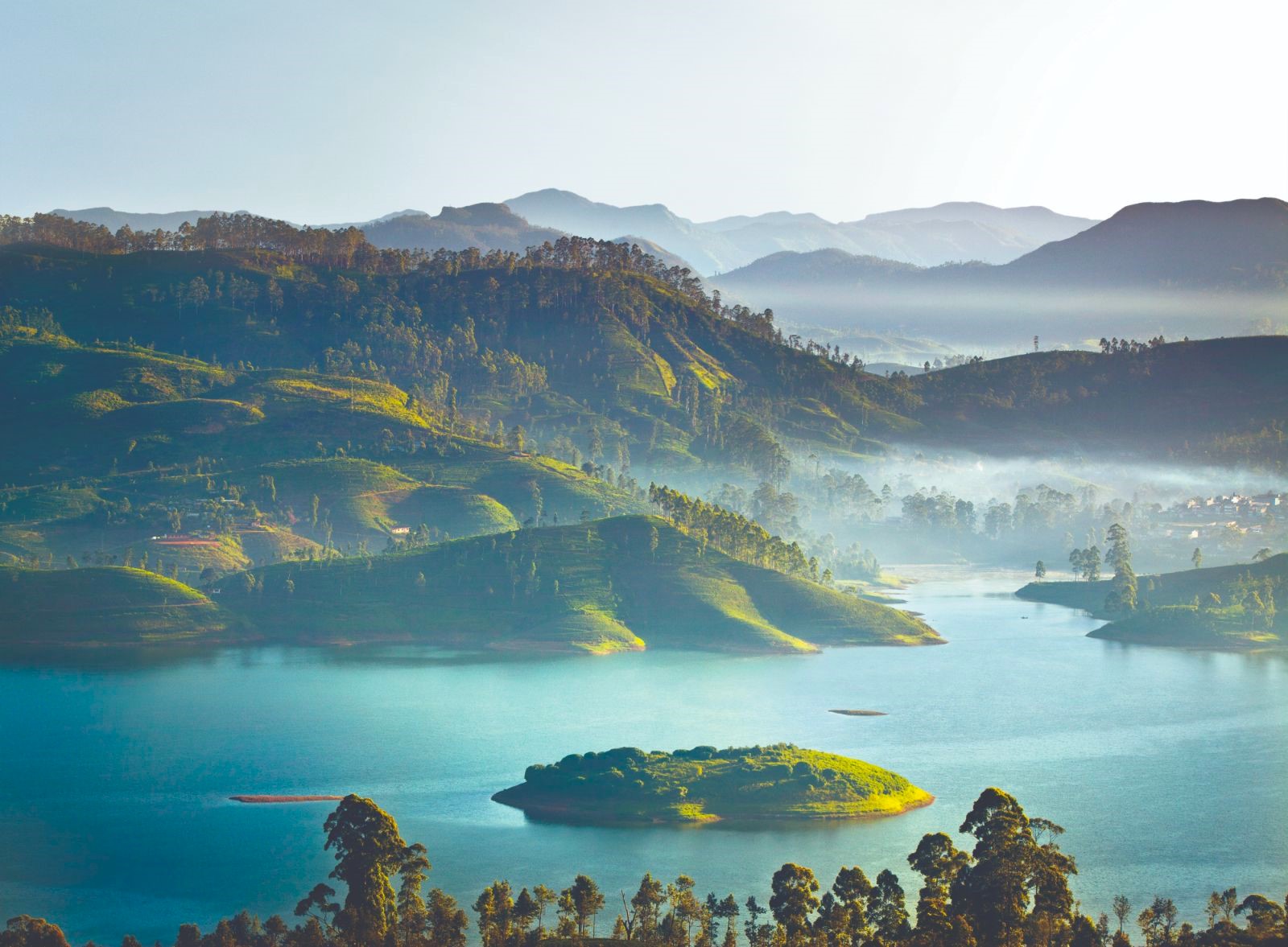 Maskeliya Valley in Sri Lanka's tea coumtry