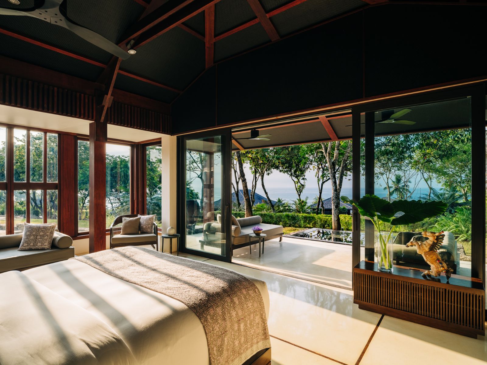 Split level suite bedroom at ANI Sri Lanka on Sri Lanka's south coast