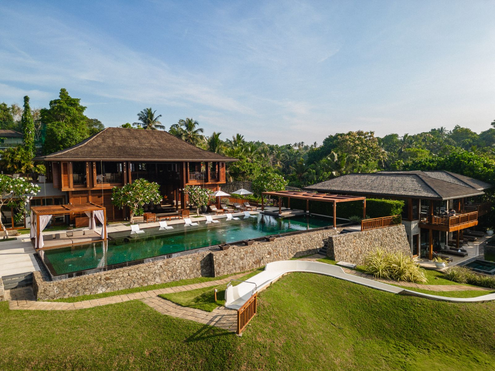 Aerial view of Villa Divia at ANI Sri Lanka on Sri Lanka's south coast