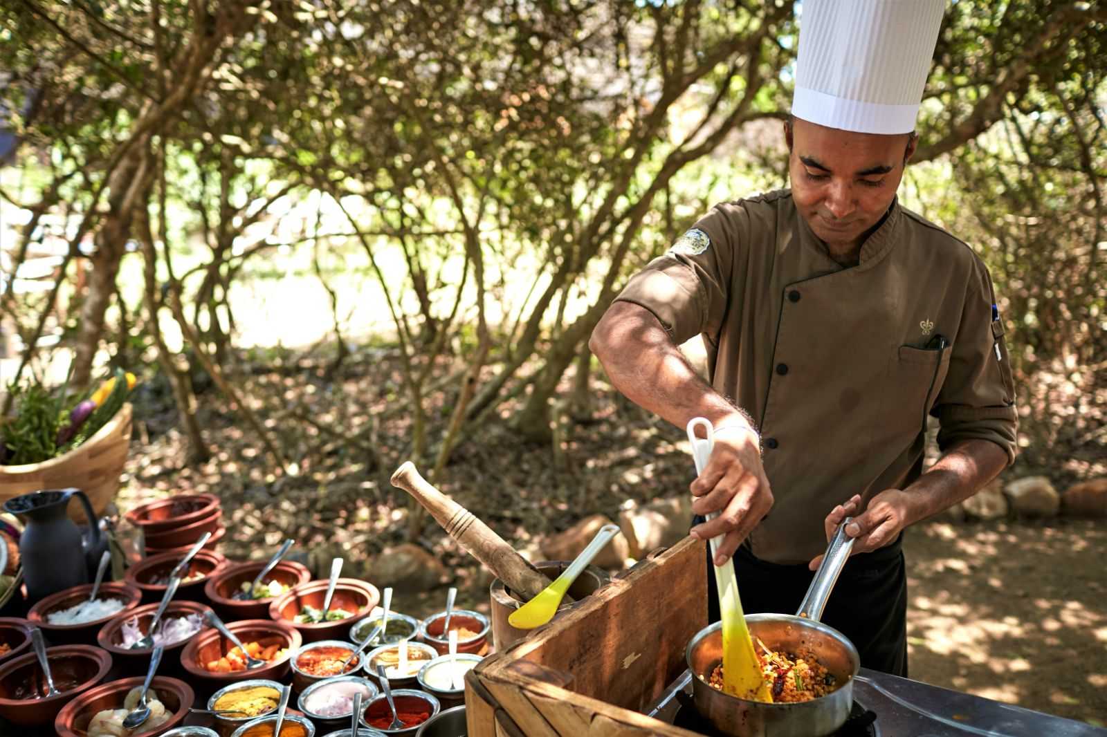 A cookery class at Wild Coast in Sri Lanka