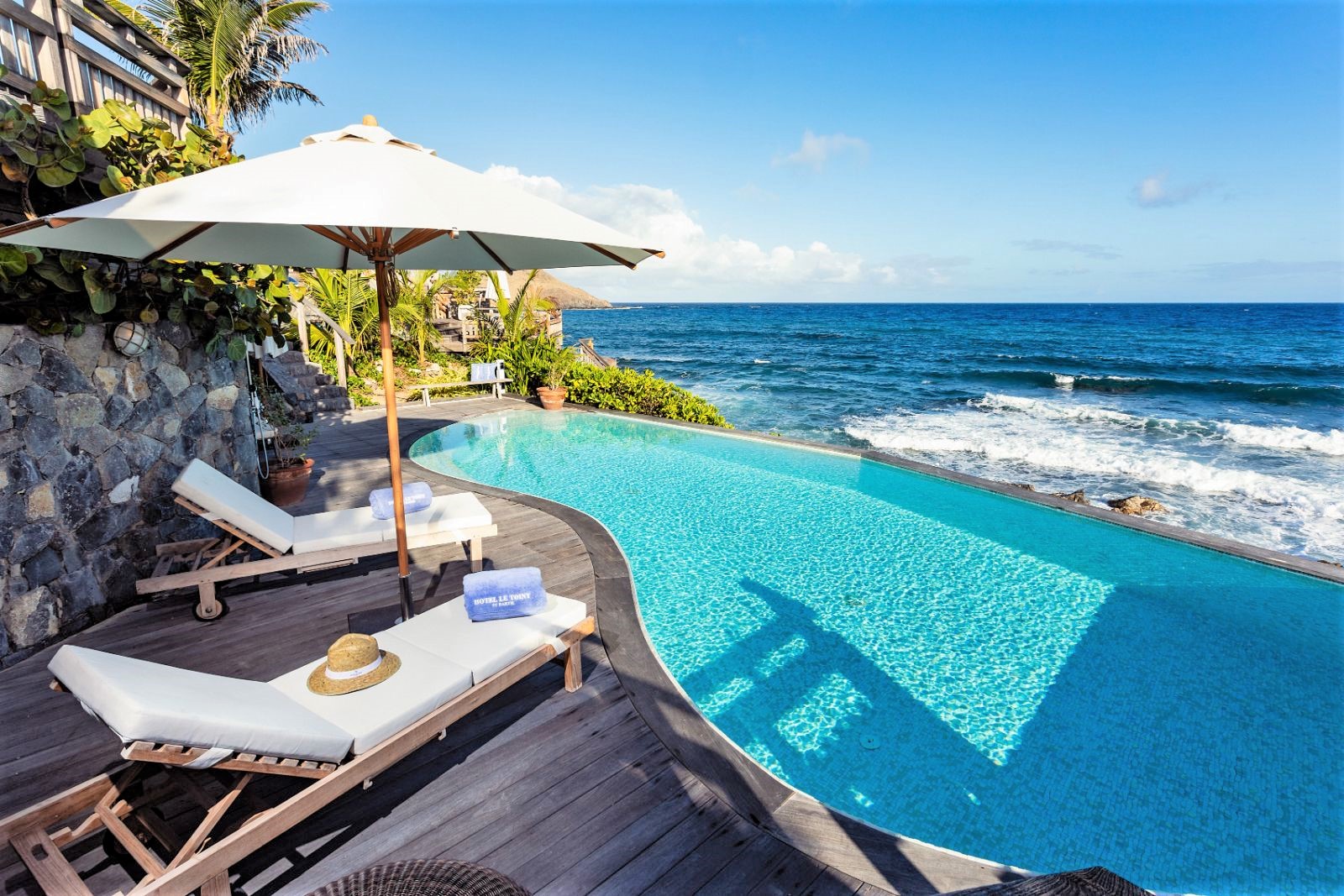 Villa Nureev pool at Hotel Le Toiny in St Barths