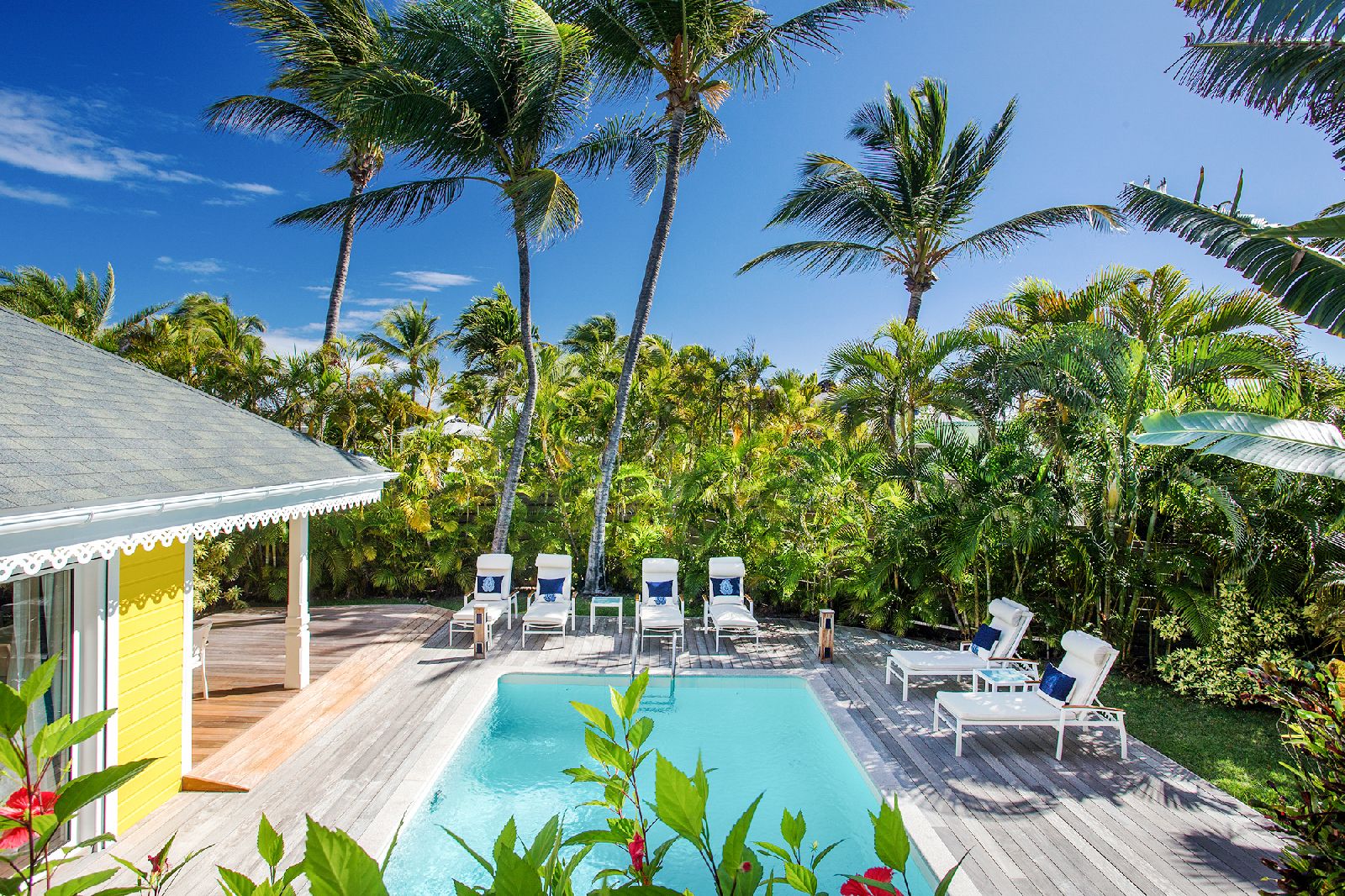 Garden House with pool at Rosewood Le Guanahani St Barths