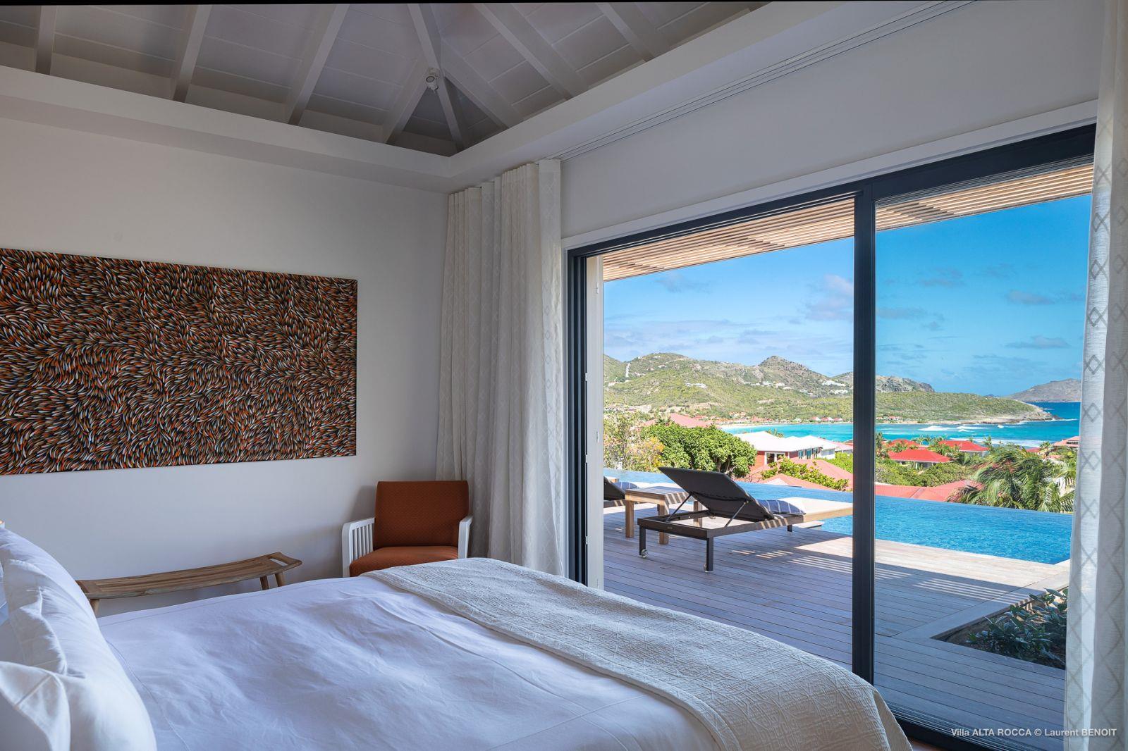 bedroom with seaview