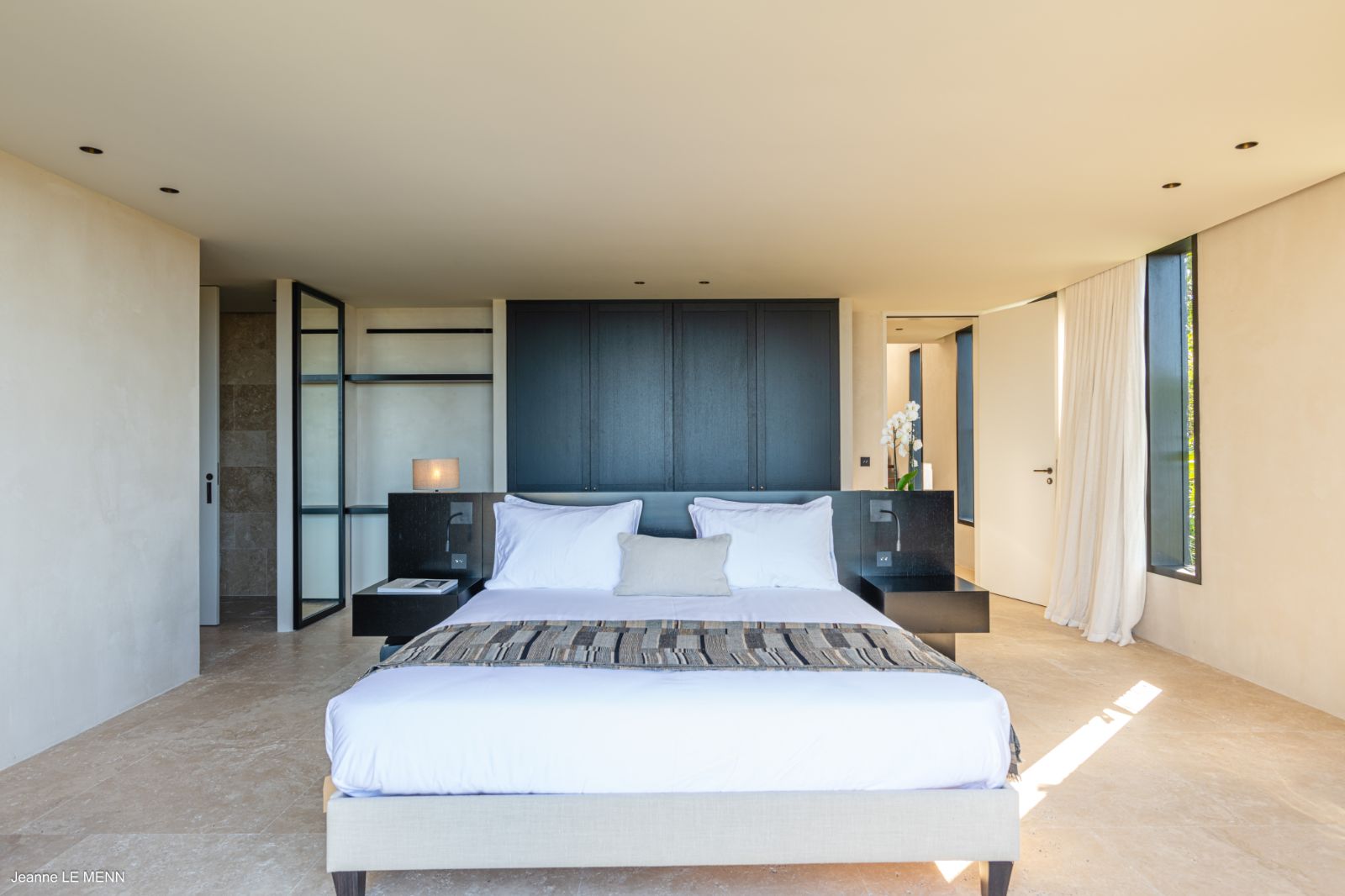 Double bedroom at Villa La Roche in St Barths