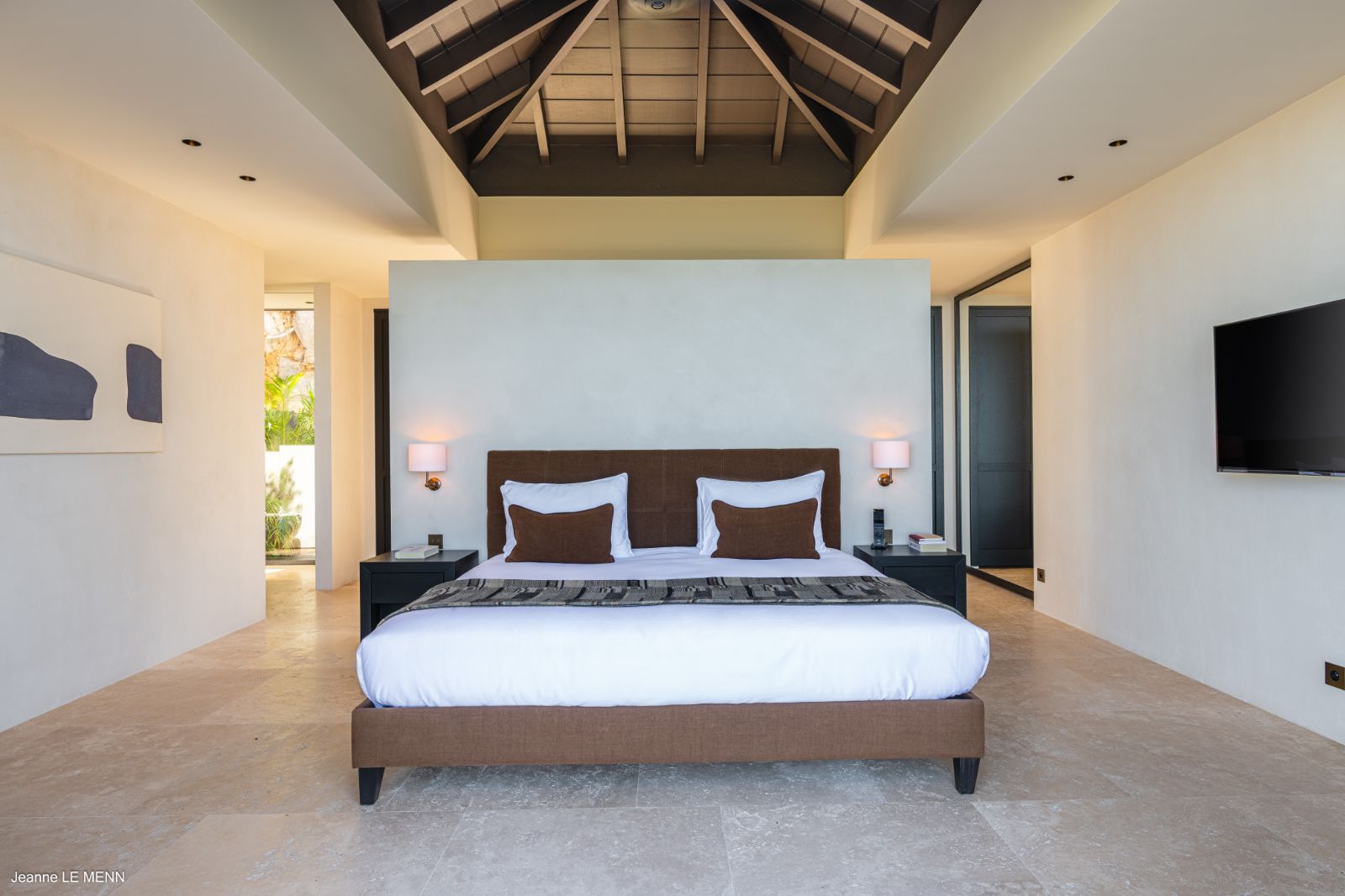 Bedroom at Villa La Roche in St Barths
