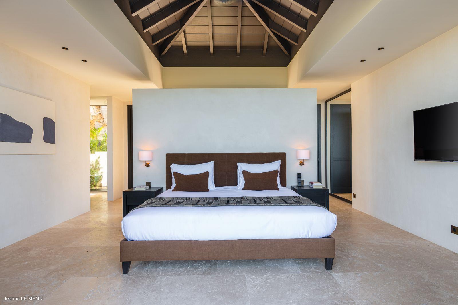 Bedroom at Villa La Roche in St Barths