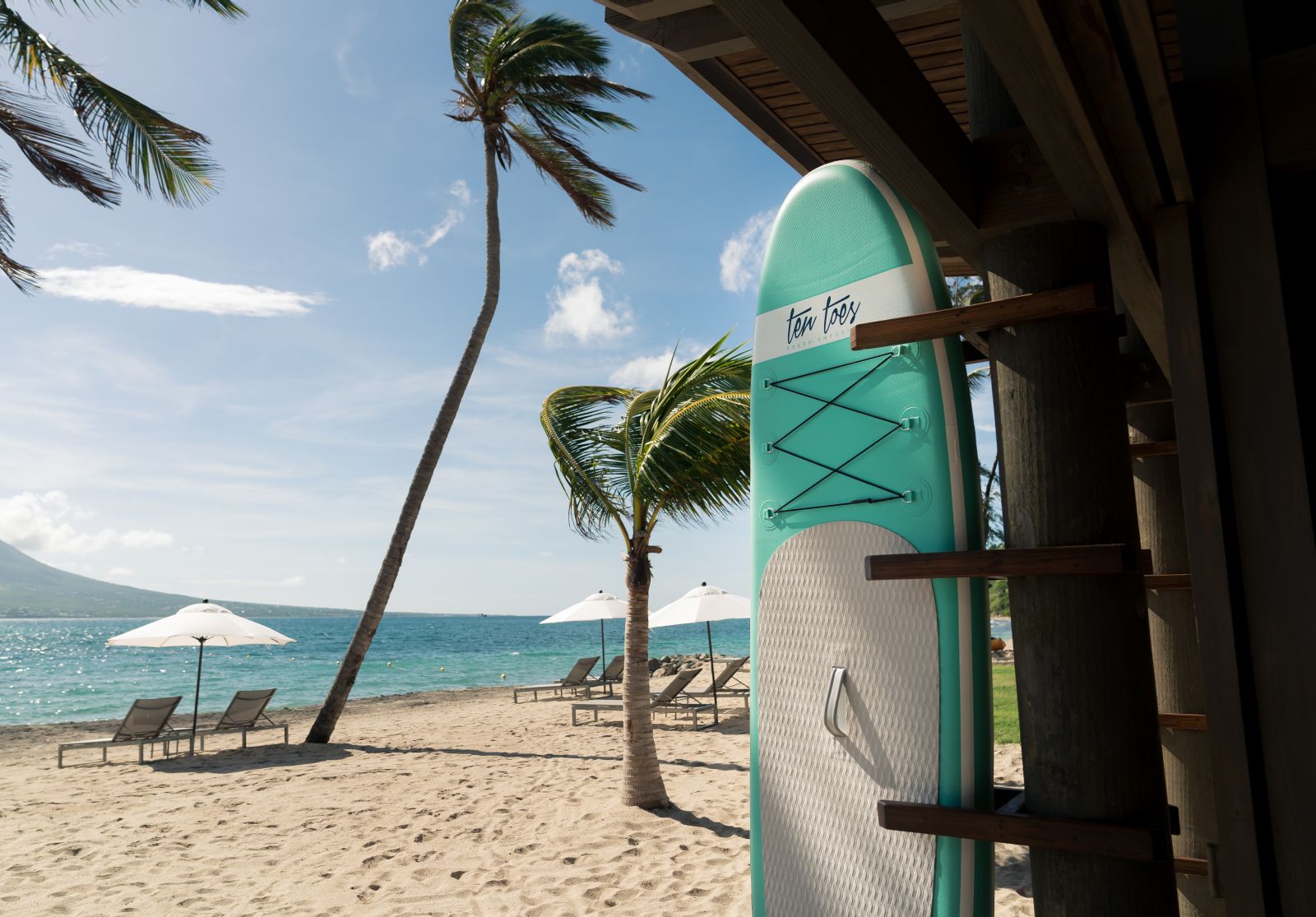 The beatch at the Park Hyatt St. Kitts Christophe Harbour Hotel