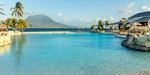 The exterior lagoon at the Park Hyatt St. Kitts Christophe Harbour Hotel