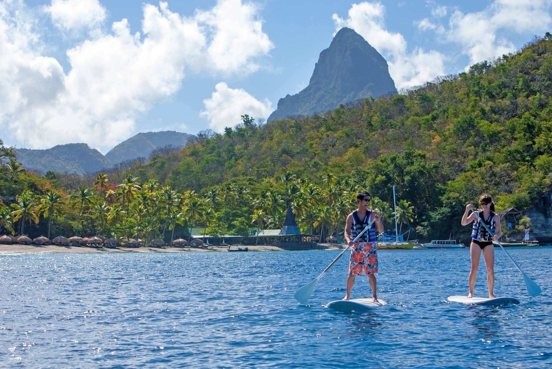 Supping at Anse Chastanet, St Lucia