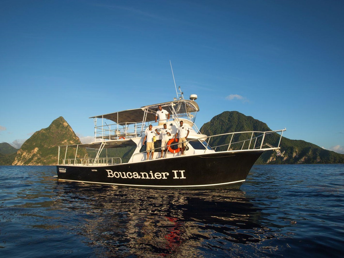 Boat trip from at Boucan Hotel Chocolat
