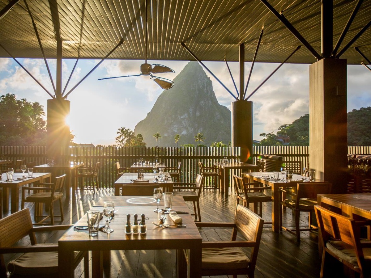 The restaurant at Boucan by Hotel Chocolat