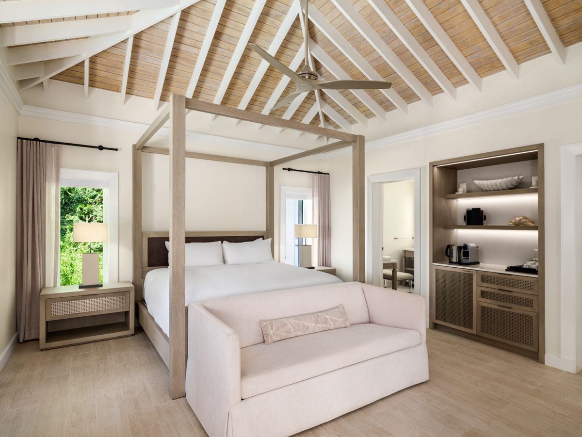 A luxury cottage at Sugar Beach resort in Saint Lucia