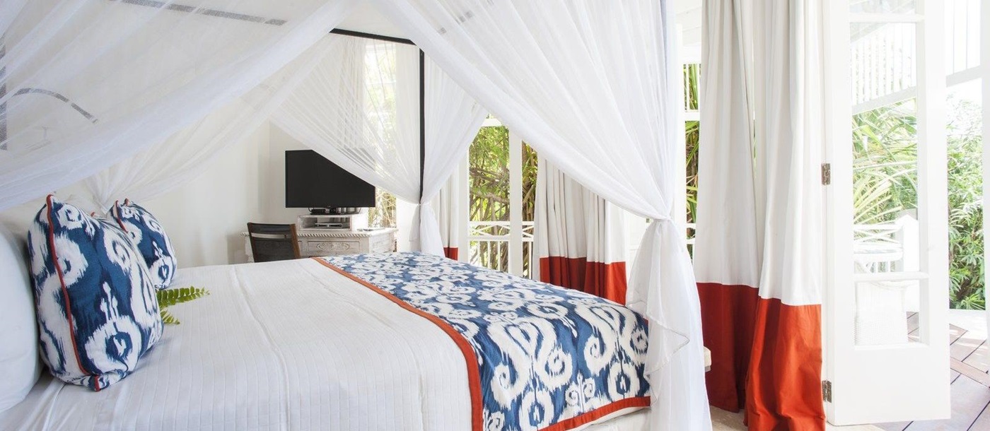 Bedroom at The Cotton House, Mustique