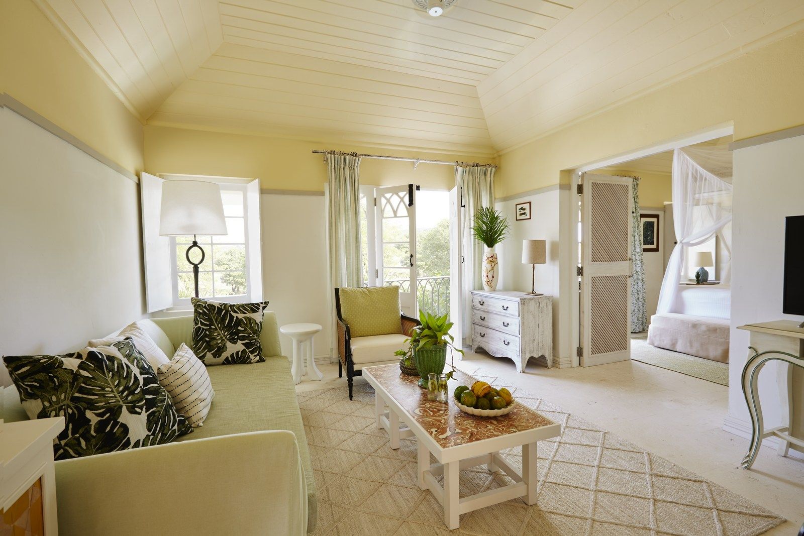 The Cotton House, Mustique - living room