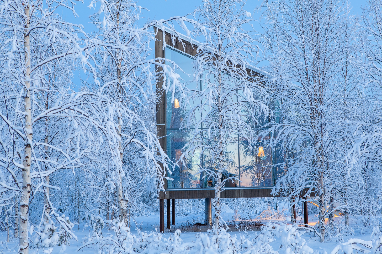 Cabin at Arctic Baths in Sweden