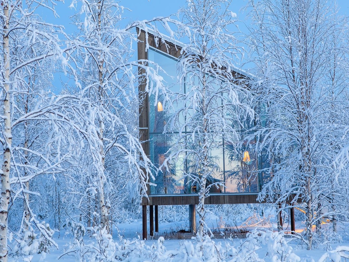Cabin at Arctic Baths in Sweden