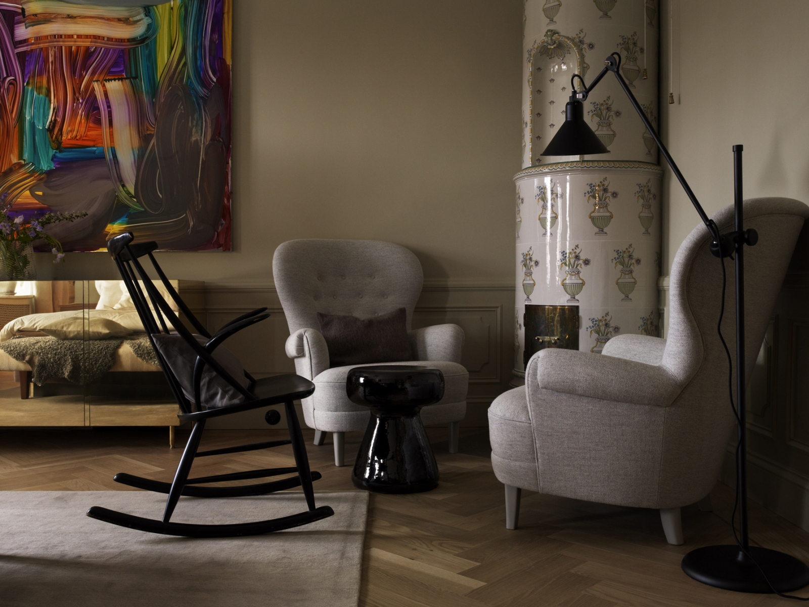 sitting area of the Junior suite at Ett Hem