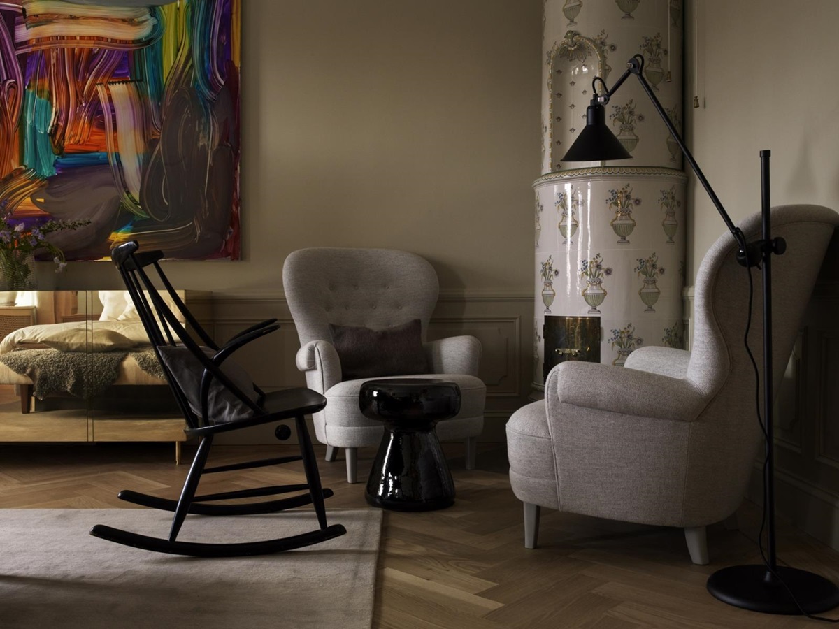 sitting area of the Junior suite at Ett Hem
