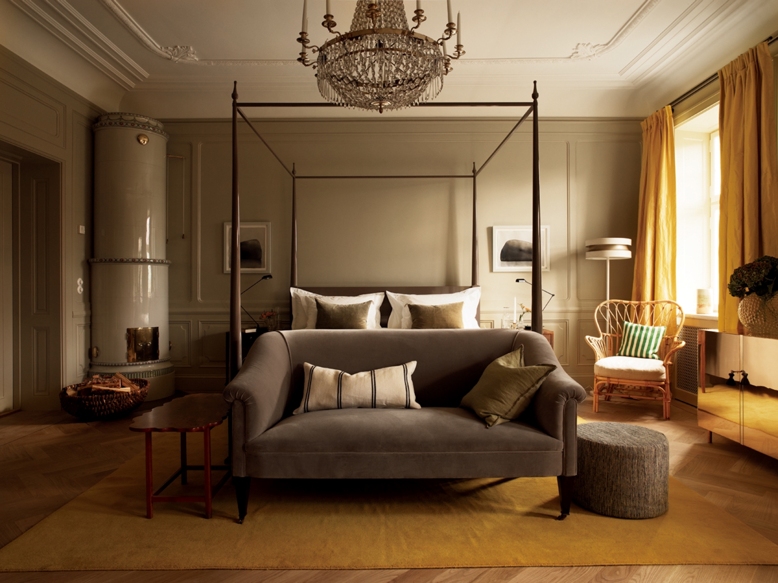 Bedroom of a suite at Ett Hem