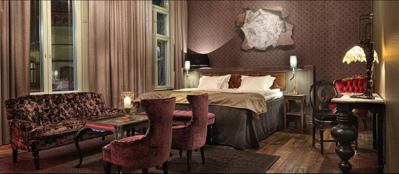 Spacious Junior suite at Stora Hotellet