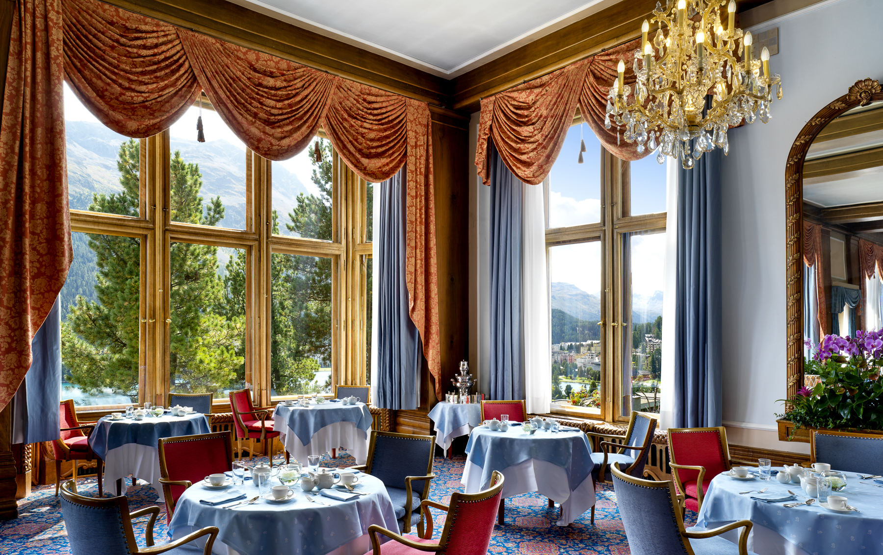 Le Restaurant at Badrutt's Palace in St Moritz