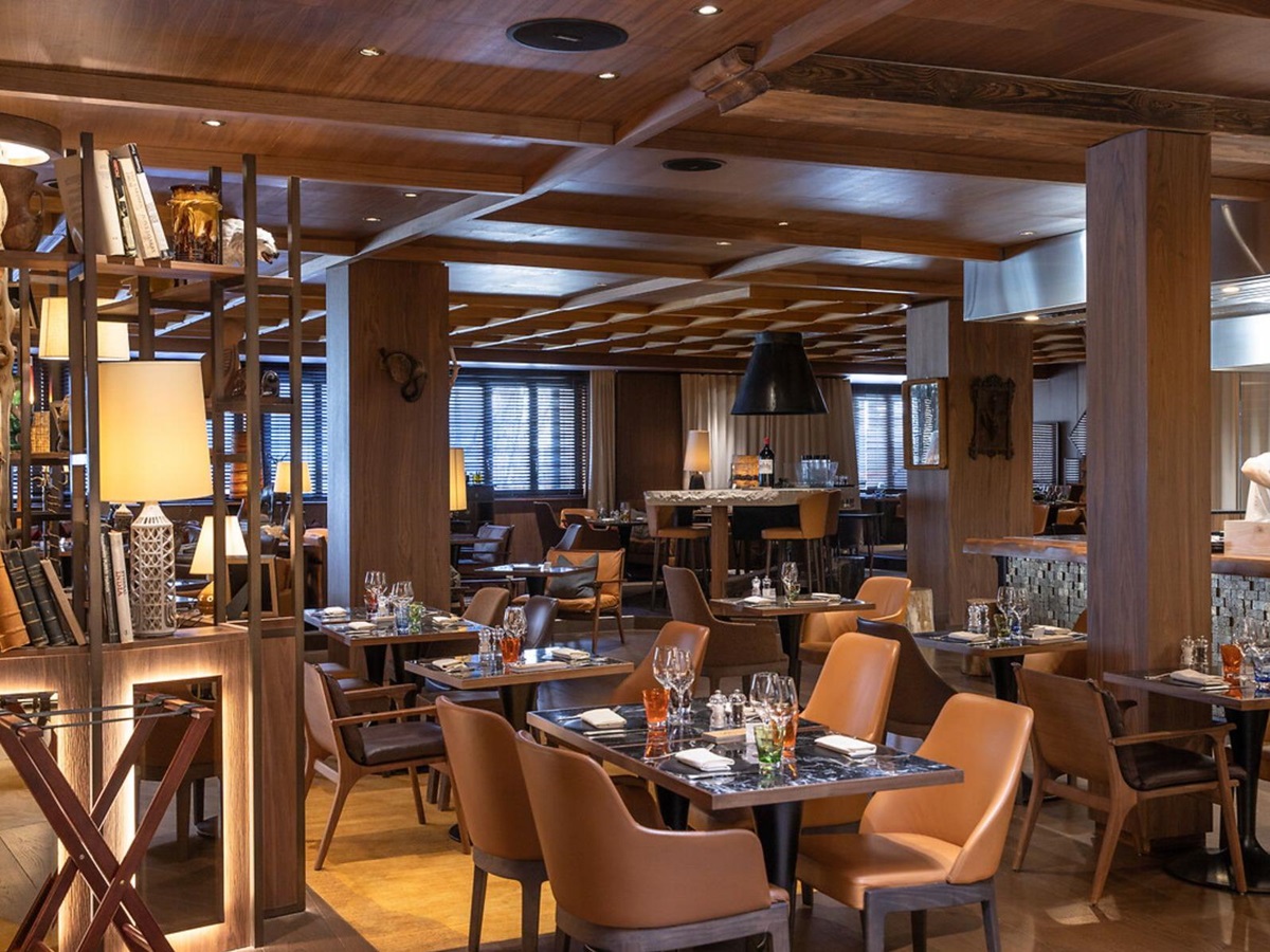 Restaurant at Hotel Schweizerhof in Zermatt