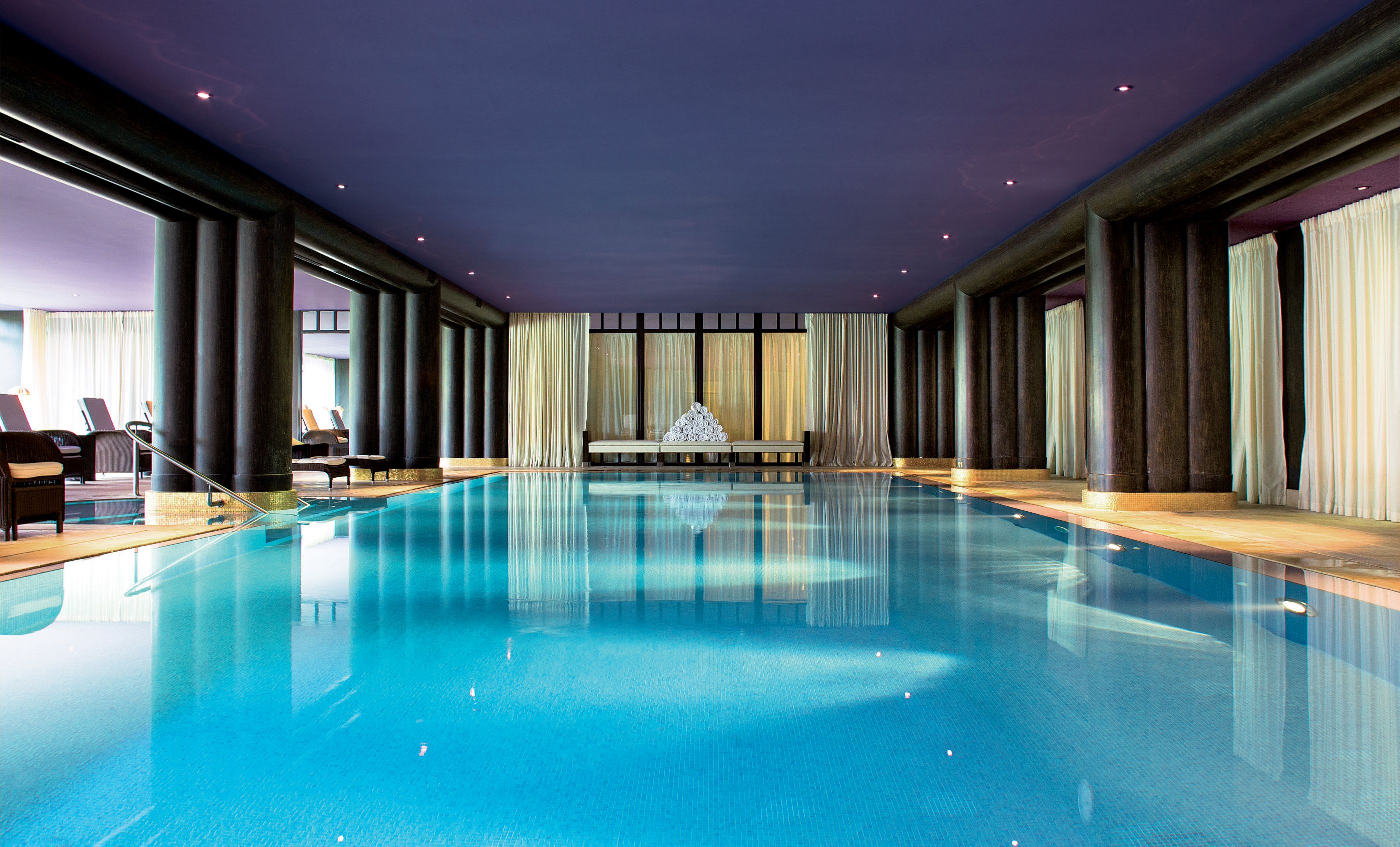 Swimming pool in La Reserve Geneva, Switzerland