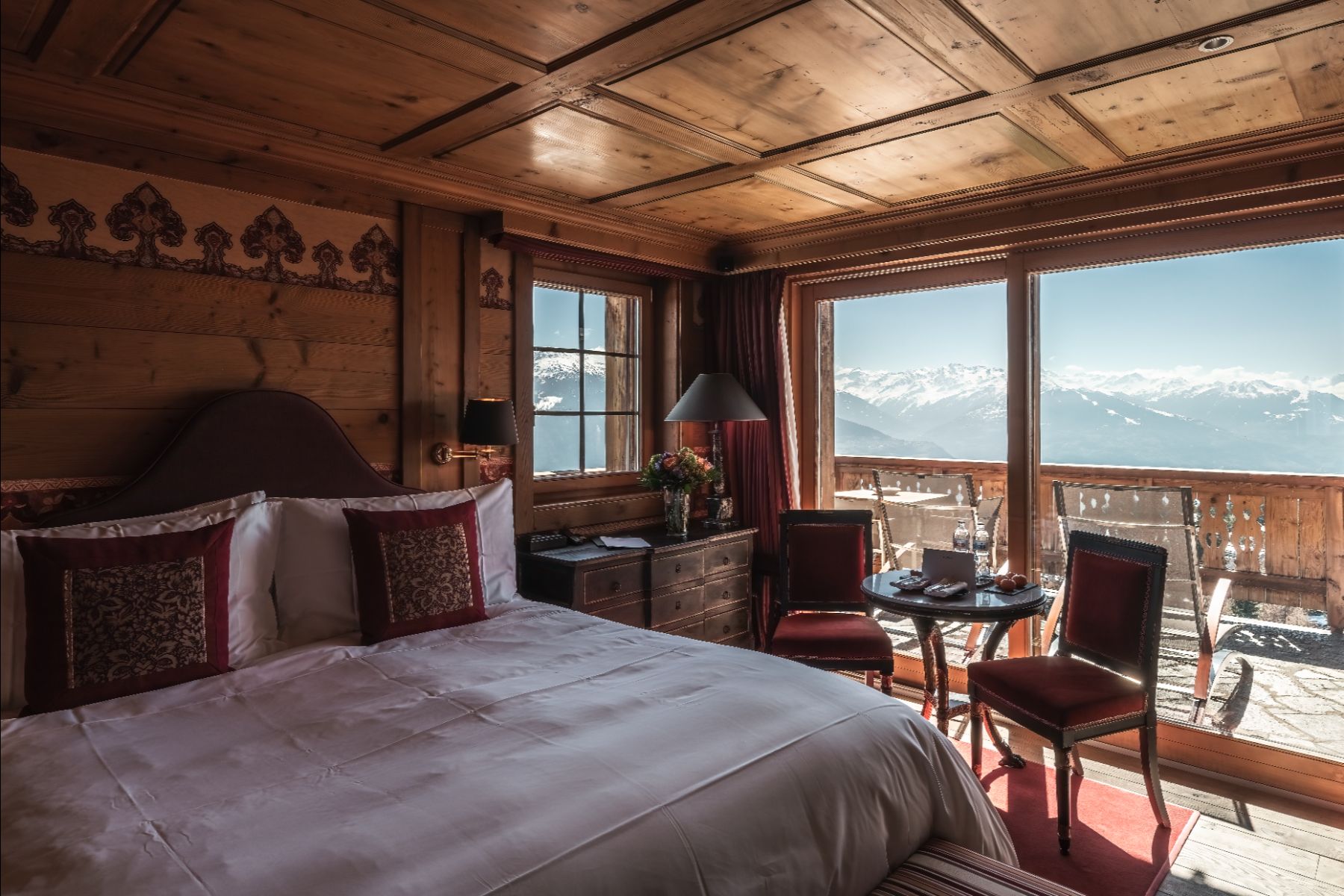 Deluxe room at Le Crans in Switzerland