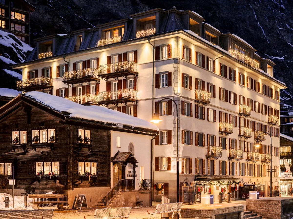 Exterior view of Monte Rosa in Zermatt