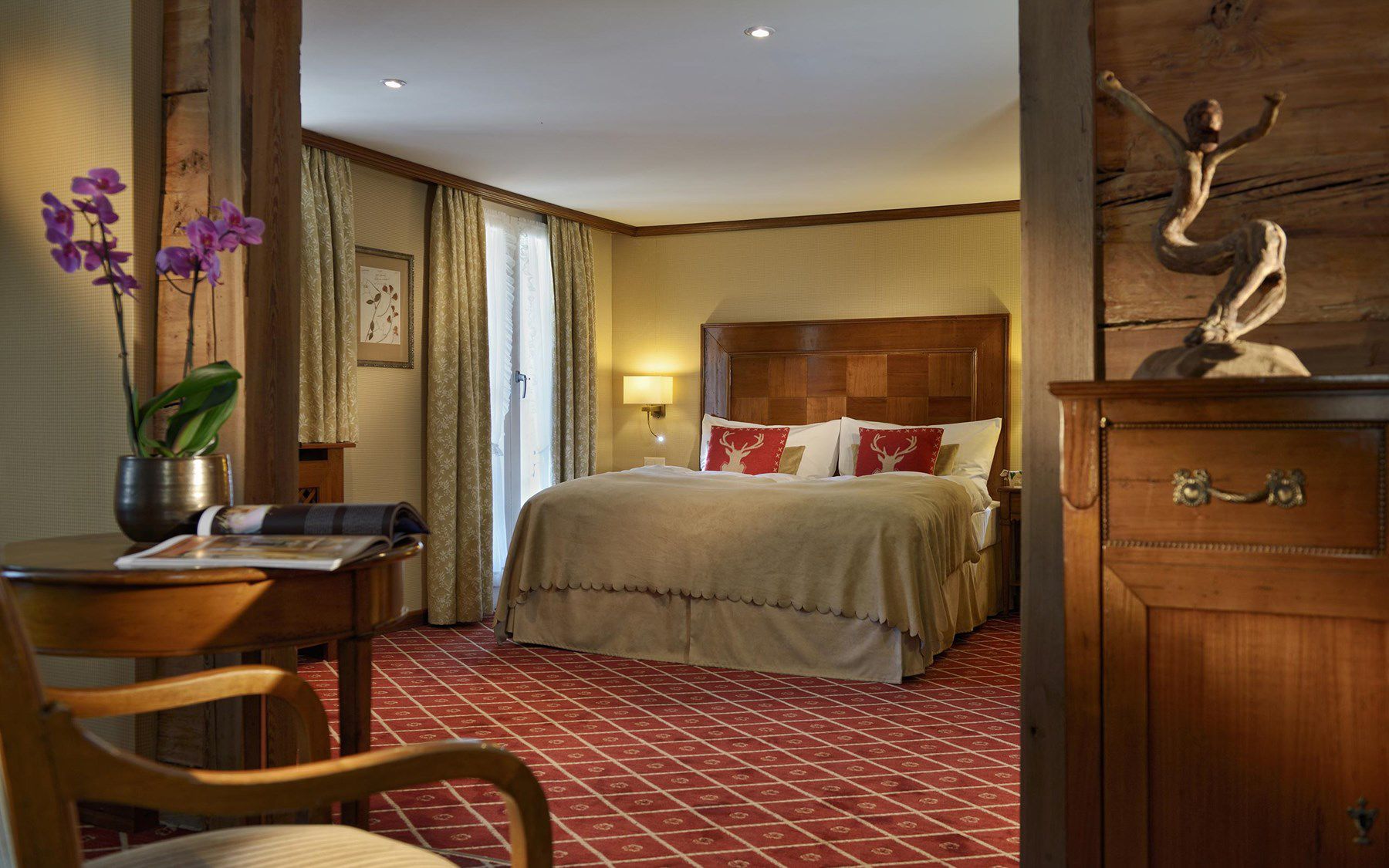 Guest suite at Monte Rosa in Zermatt