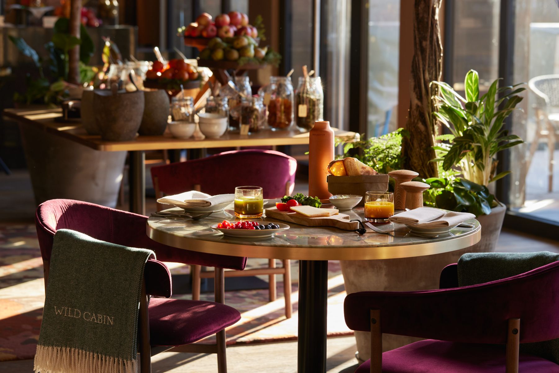 Breakfast served at Six Senses Crans Montana