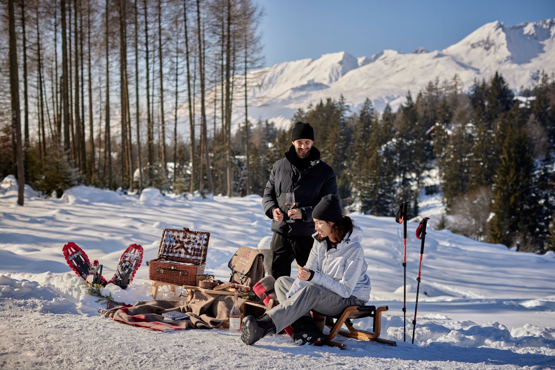 Snowshoeing at Six Senses Crans Montana