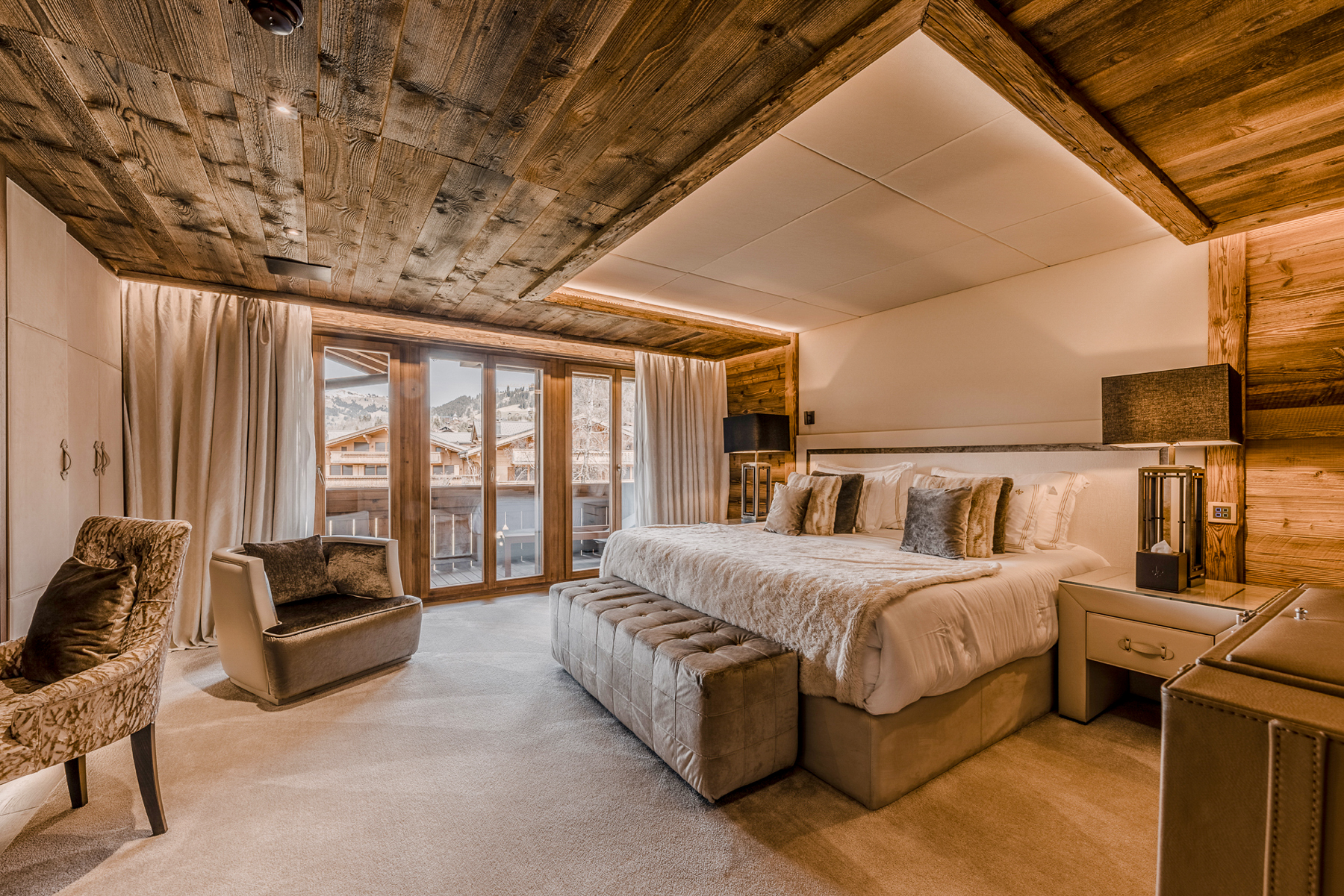 Interior residence at Ultima Hotel Gstaad in Switzerland