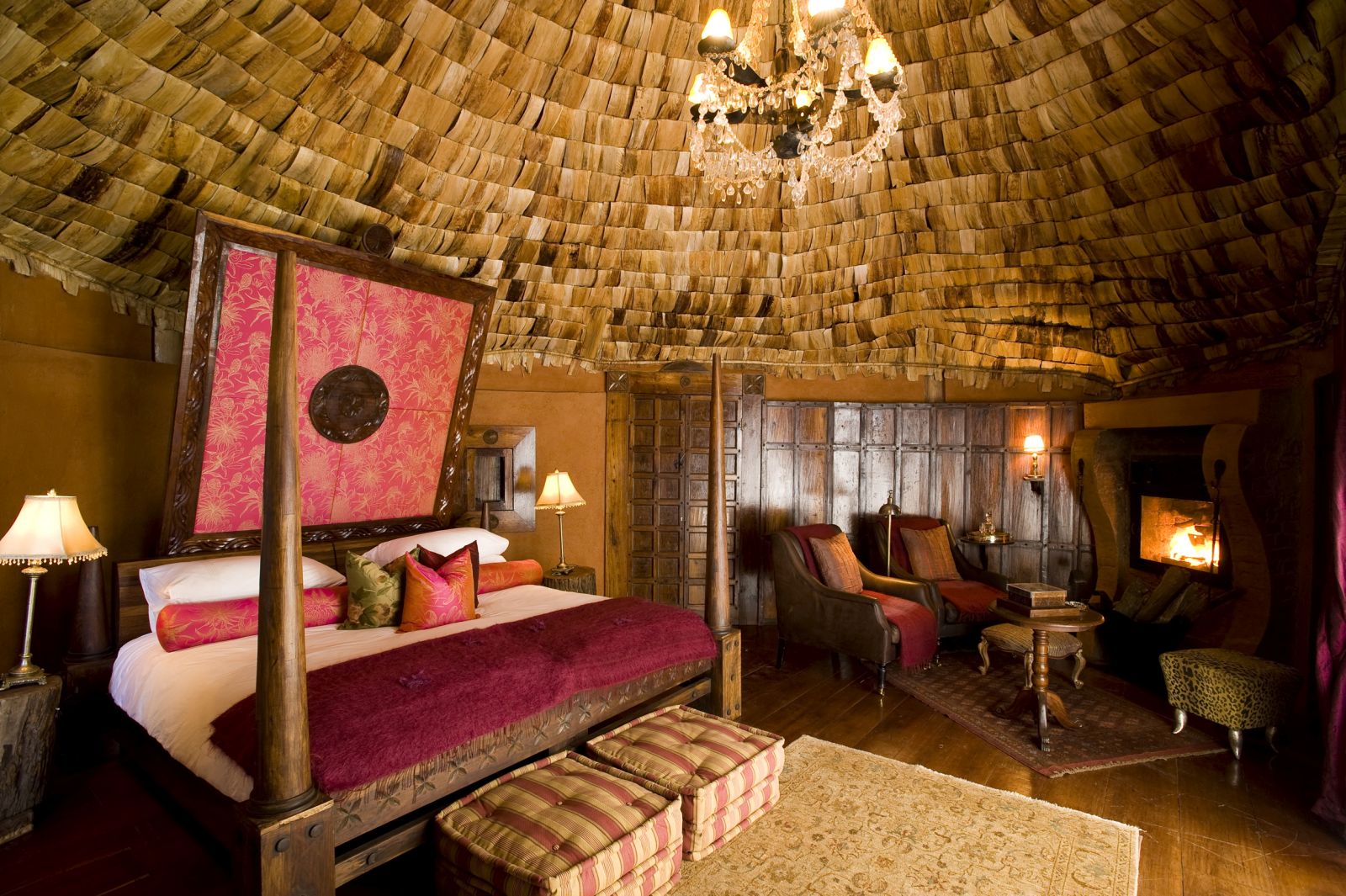 Bedroom at &beyond Ngorongoro Crater Lodge in Tanzania 