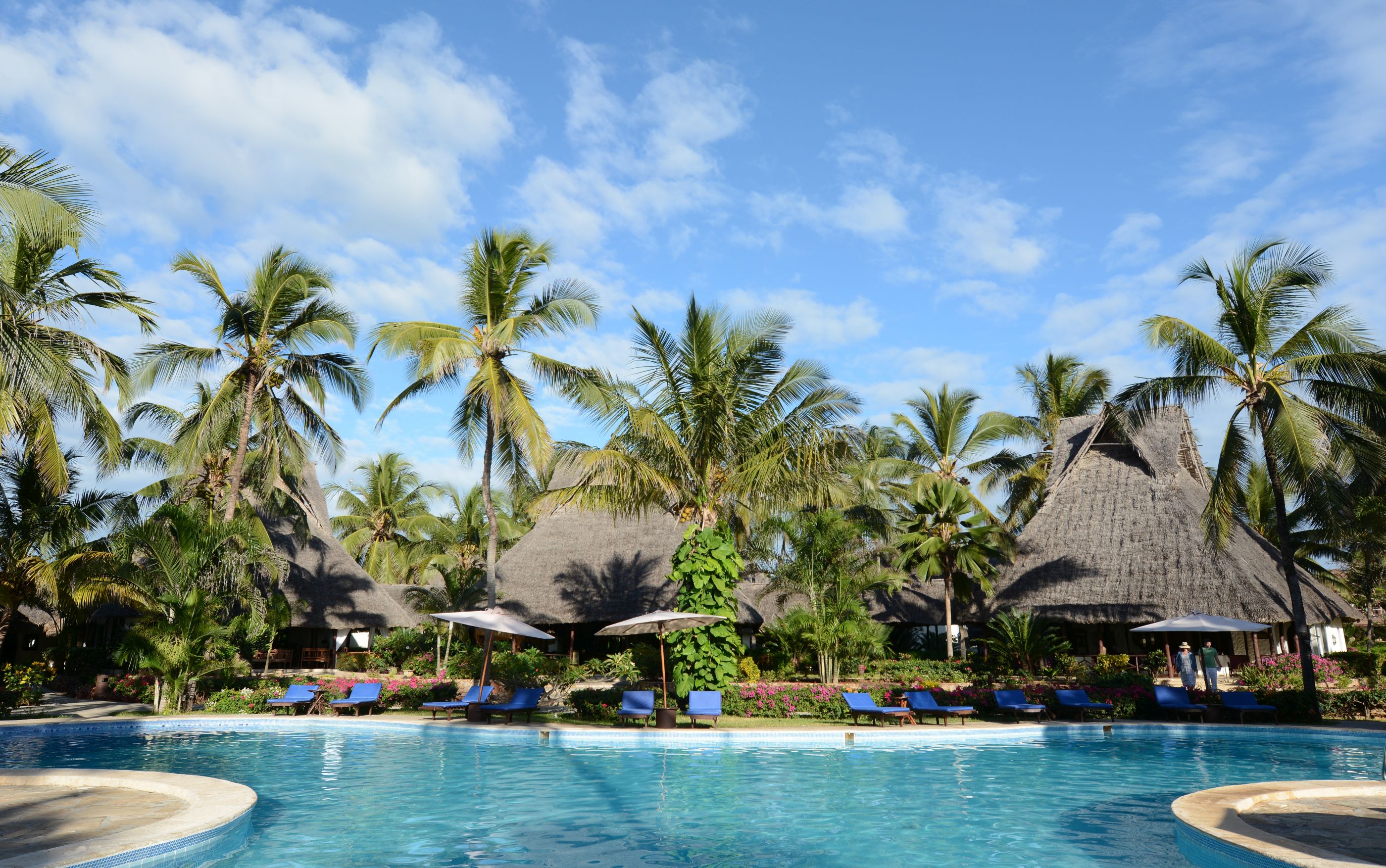 The pool at Breezes Beach Club