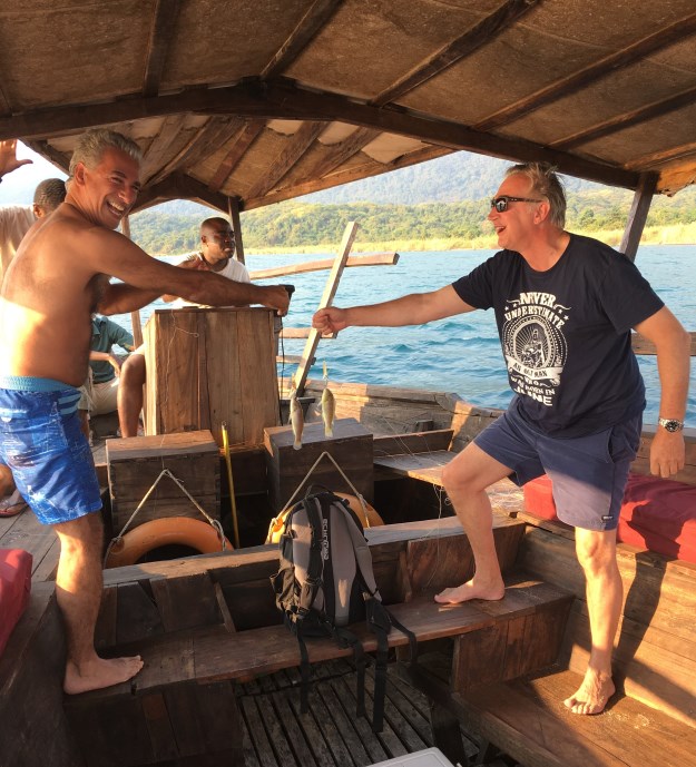 Fishing from Greystoke Mahale
