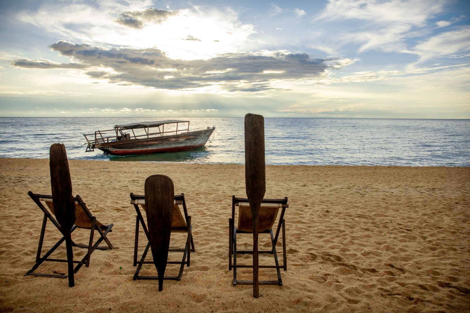 Beach at Greystroke Mahale in Tanzania 