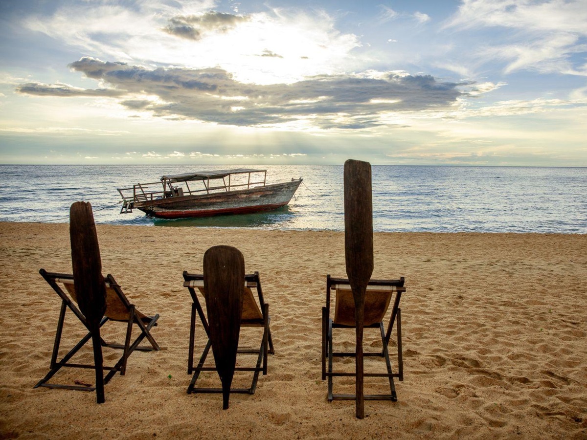Beach at Greystroke Mahale in Tanzania