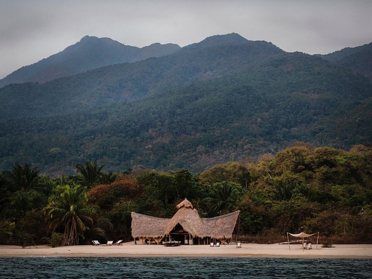 View of the camp at Greystroke Mahale in Tanzania