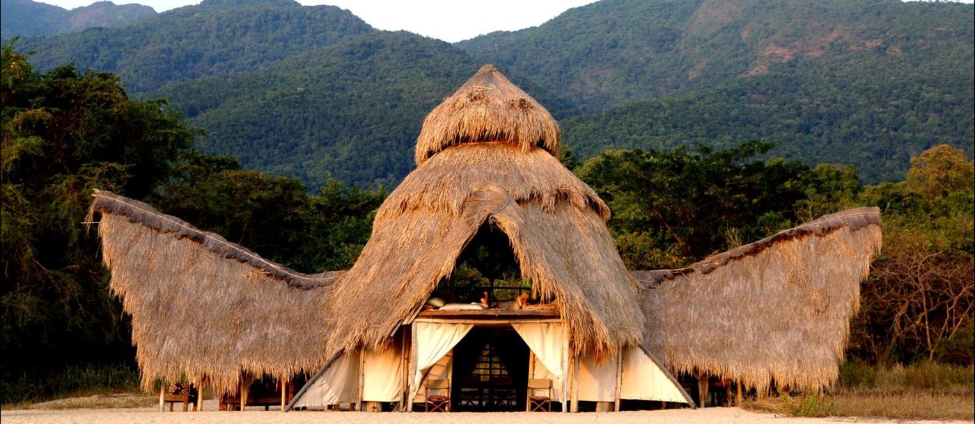 Main hut at Greystoke Mahale in Tanzania 
