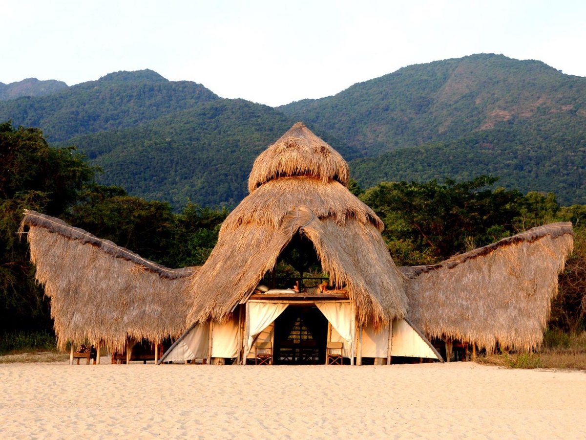 Main hut at Greystoke Mahale in Tanzania