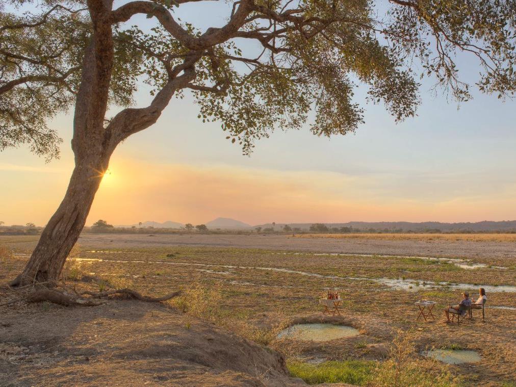 Panoramic view of the Ruaha National Park from Ikuka Safari Camp
