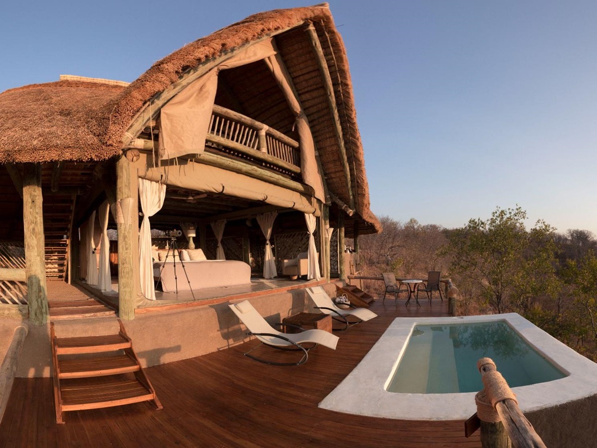 Plunge pool at Ikuka Safari Camp in the Ruaha National Park