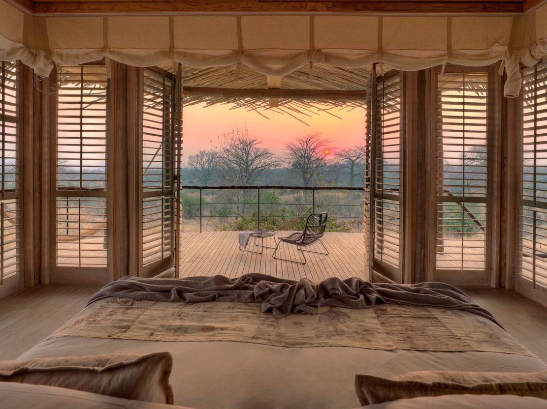 View from bedroom at Jabali Ridge in Tanzania