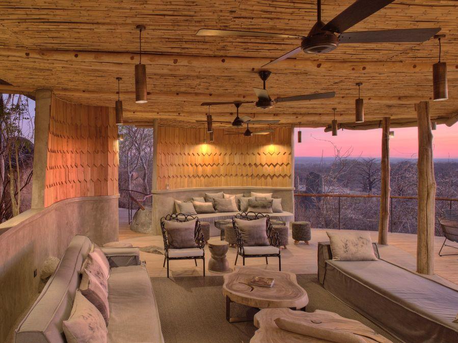 Sitting area at Jabali Ridge in Tanzania