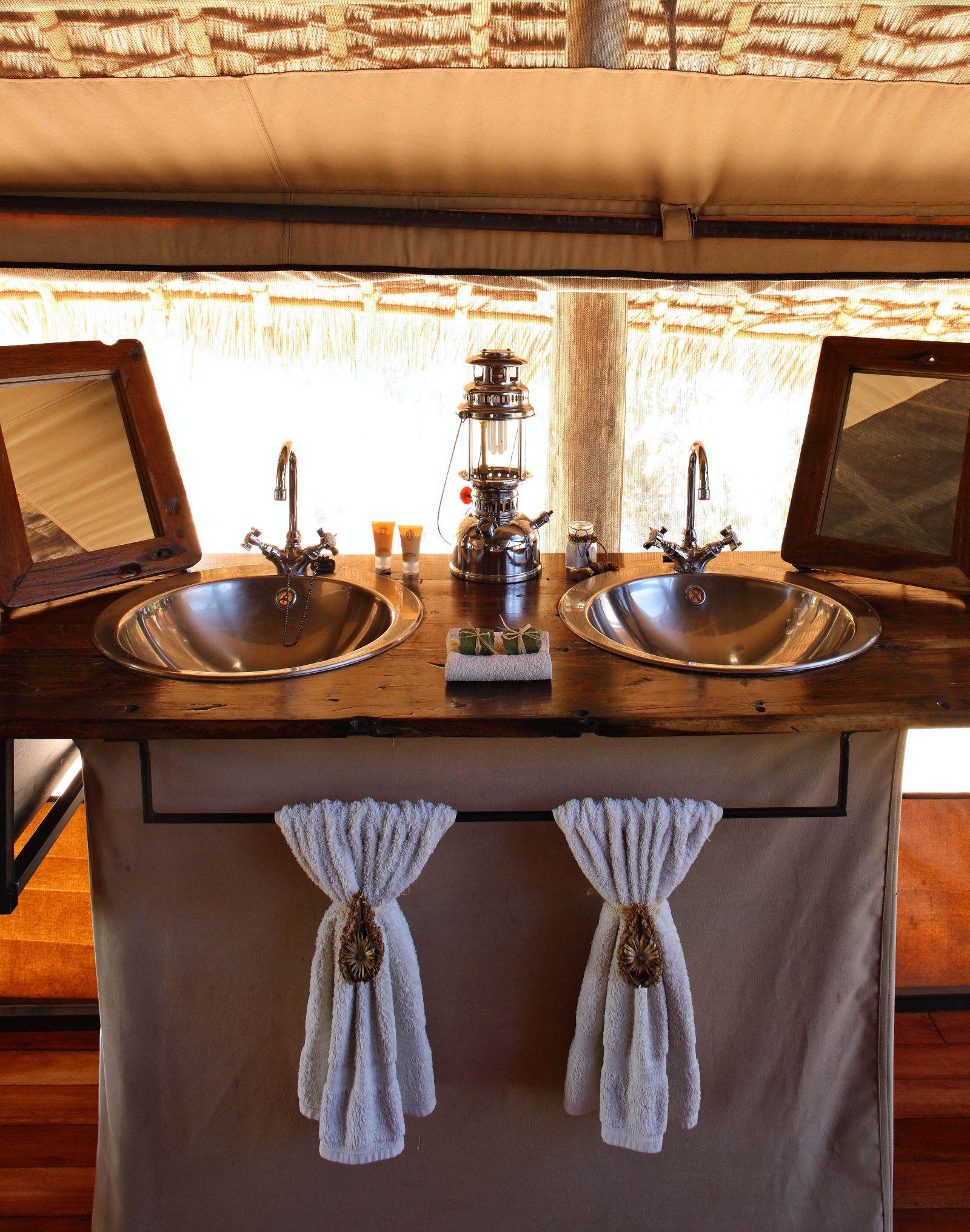 Bathroom at Jongomero in Tanzania  