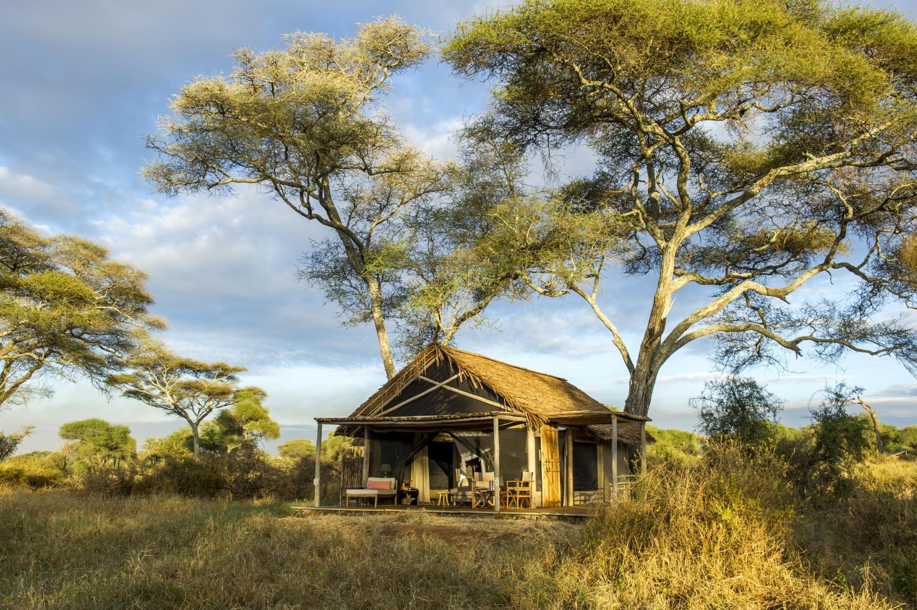 Exterior view of Kuro Tarangire in Tanzania