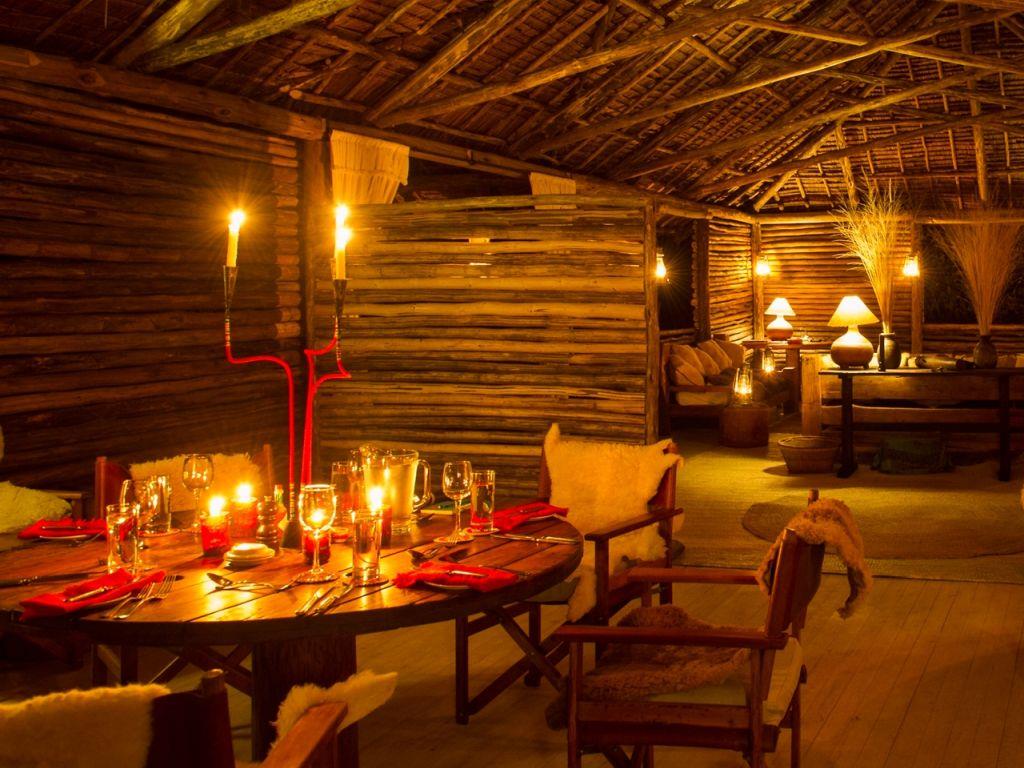 Dining at Kuro Tarangire in Tanzania