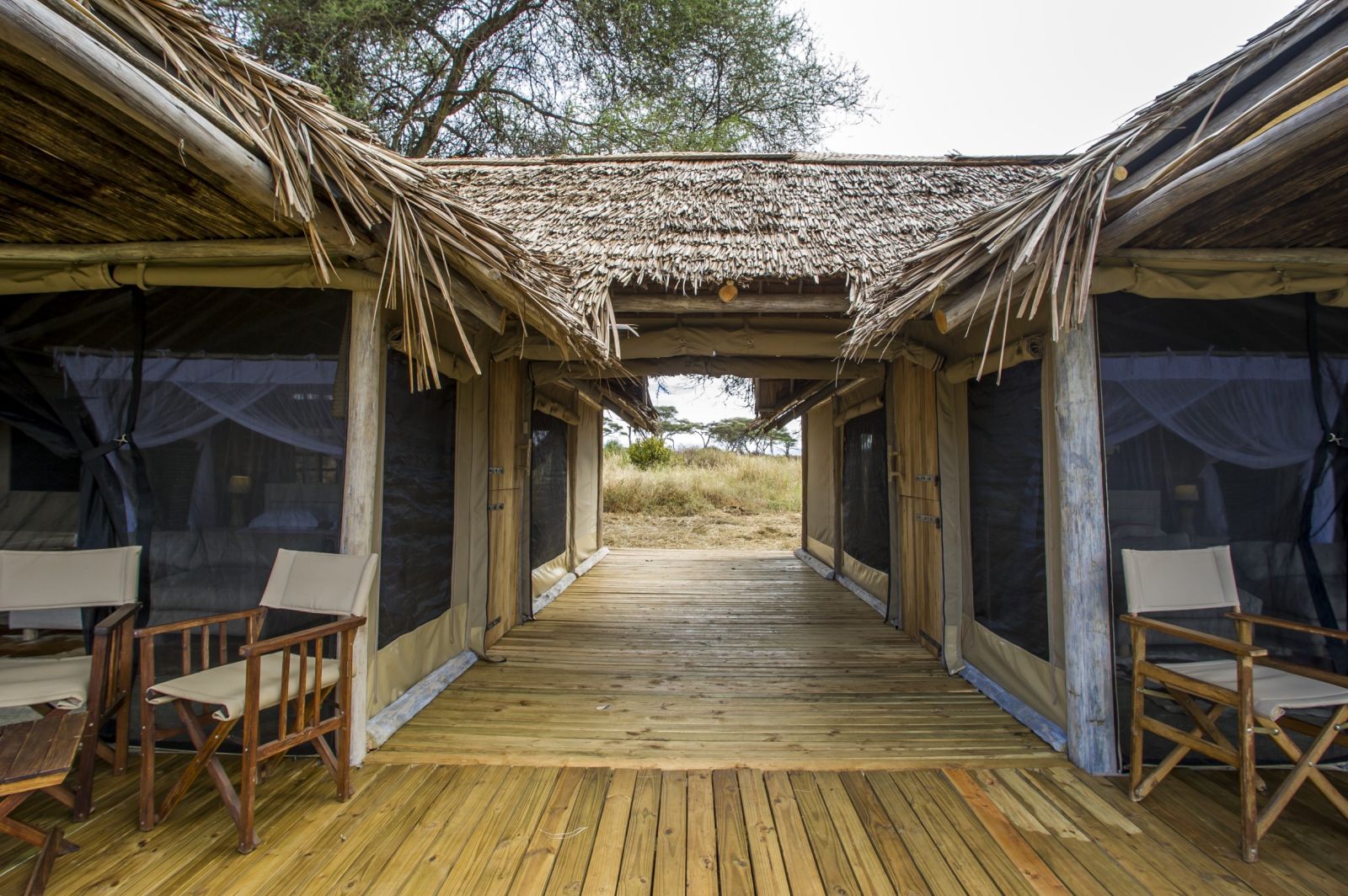 Family tent bedrooms at Kuro Tarangire in Tanzania 
